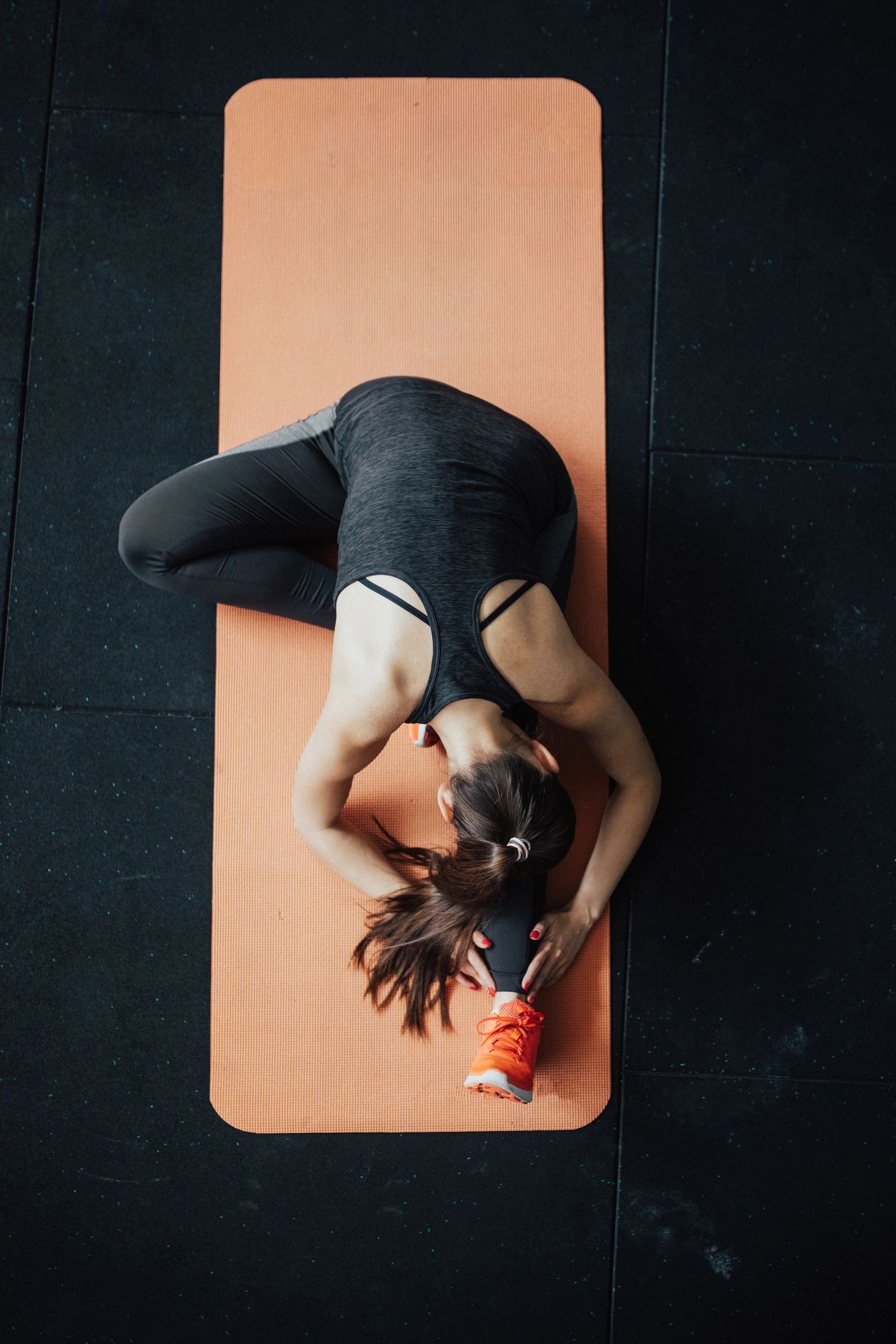 Woman practicing yoga as a wellness lifestyle image